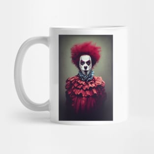 A Creepy, Scary Clown Mug